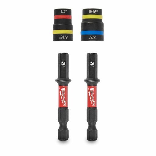 Milwaukee 49664568 2pce SHOCKWAVE QUIK-CLEAR 2-in-1 Magnetic Nut Driver – image 2