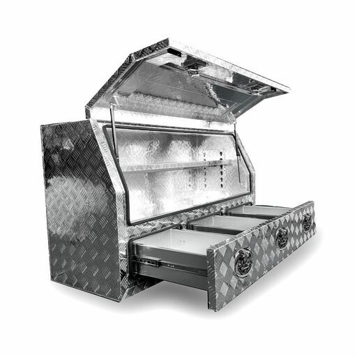 Daytona DSD1500W 1.5mm 1500mm x 530mm x 820mm Aluminium Storage Box With Drawers