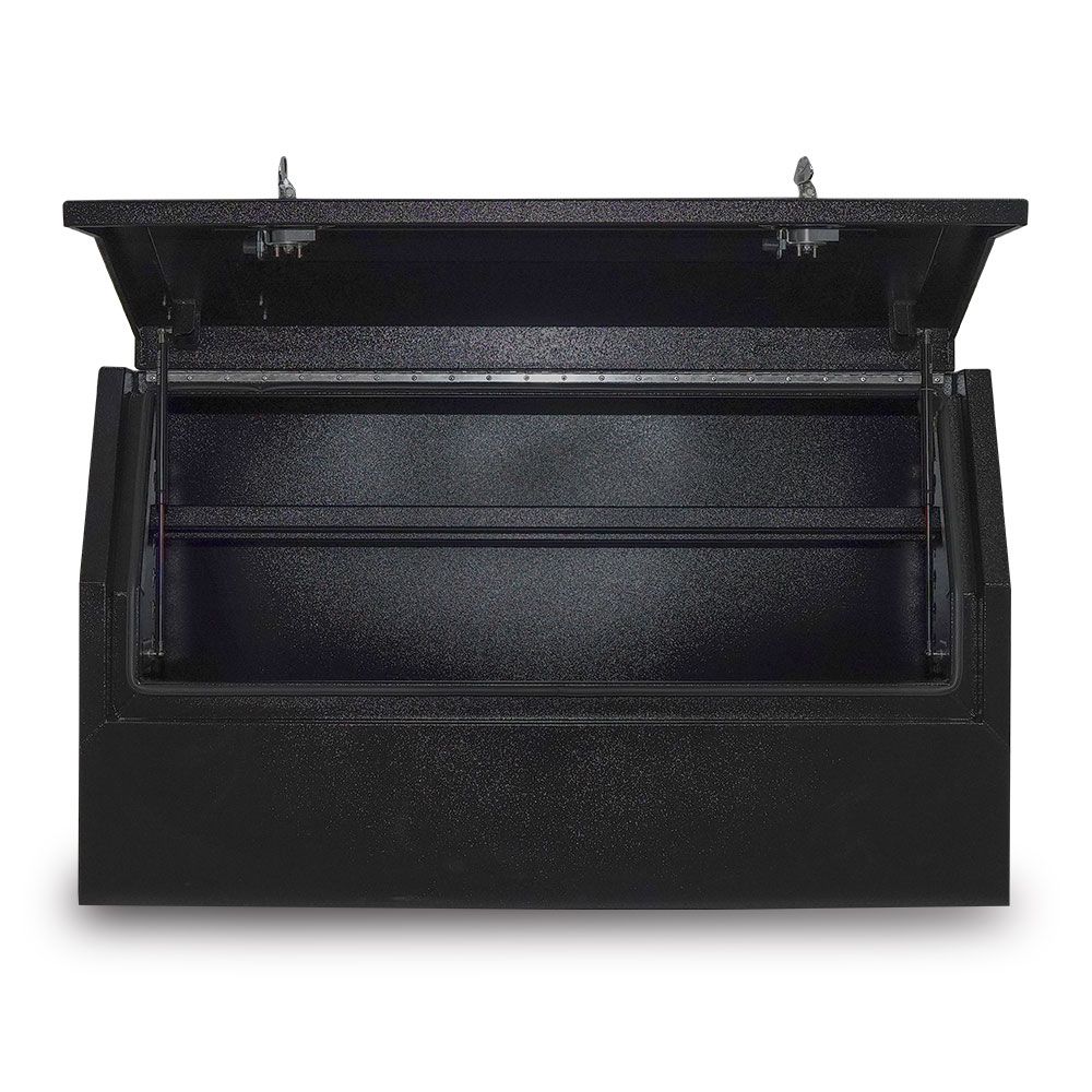Daytona DBS1200HW 2mm 1200mm x 600mm x 820mm Half Lid Black Aluminium Storage Box – image 2