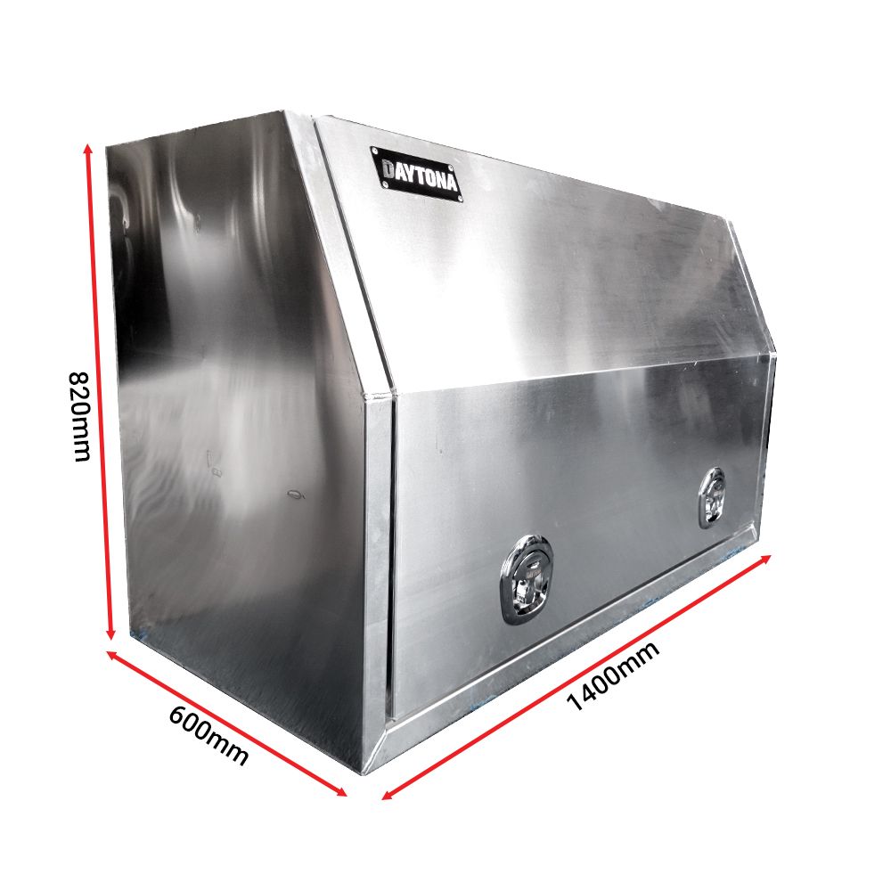Daytona DSD1400W 2mm 1400mm x 600mm x 820mm Aluminium Storage Box with 4 x Internal Drawers – image 2