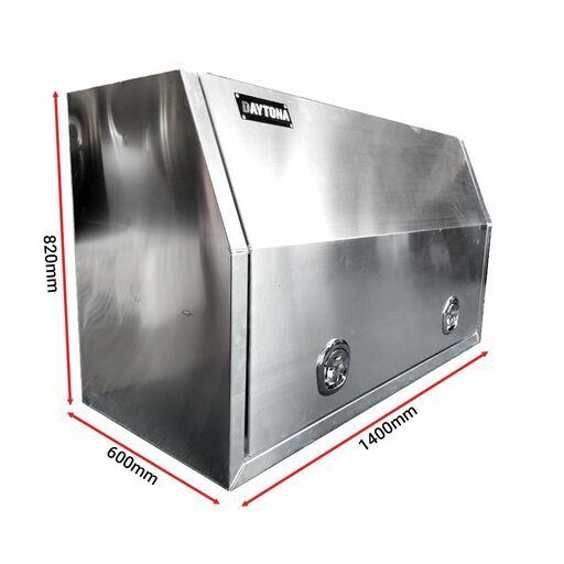 Daytona DSD1400W 2mm 1400mm x 600mm x 820mm Aluminium Storage Box with 4 x Internal Drawers – image 2