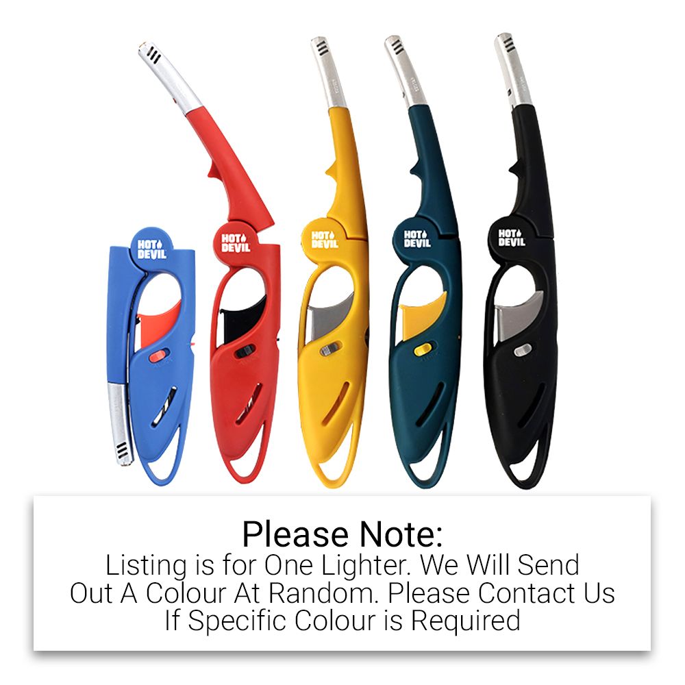 Hot Devil HDAL 1 x Adjustable Lighter (Assorted Colours Available) – image 4