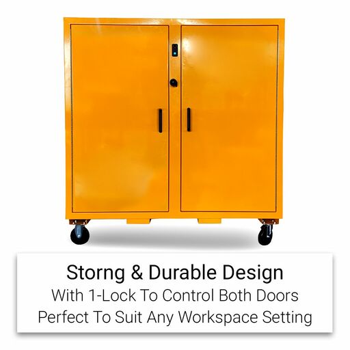 Daytona DSL1496 1496mm x 700mm x 1380mm Heavy Duty Storage Site Locker Cabinet – image 3