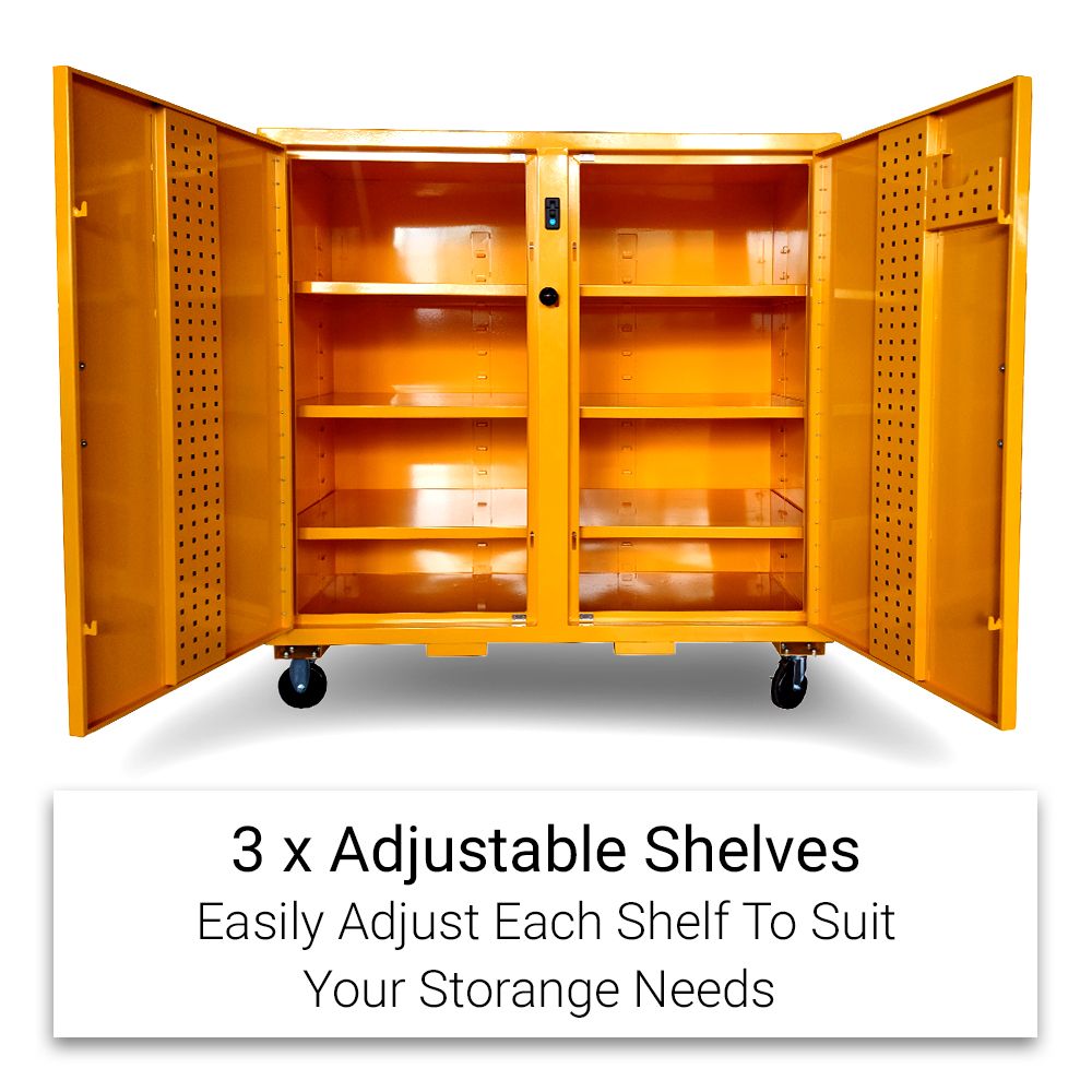 Daytona DSL1496 1496mm x 700mm x 1380mm Heavy Duty Storage Site Locker Cabinet – image 2