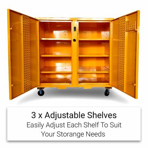 Daytona DSL1496 1496mm x 700mm x 1380mm Heavy Duty Storage Site Locker Cabinet – image 2
