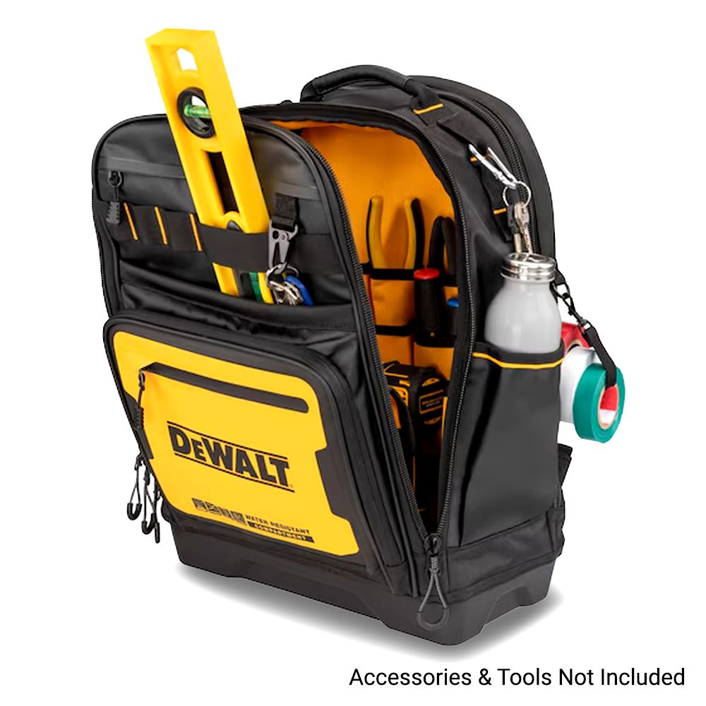 Zaino Professionale DEWALT Pro DWST60102-1 - 43 Tasche, Scomparto Laptop, Impermeabile IP54