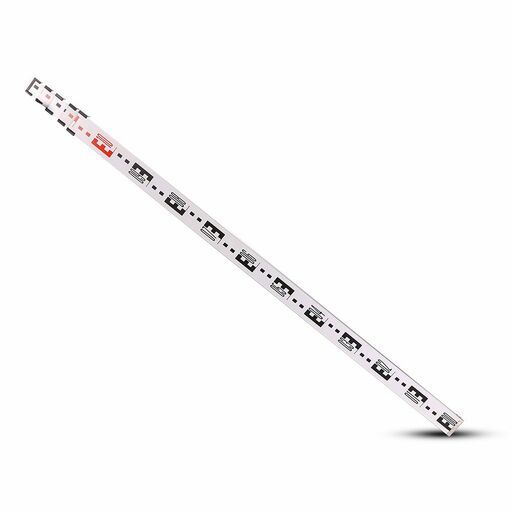 CPI CSE5M (214263) 5m Aluminium Extendable Measuring Surveyors 'E' Face Staff – image 2