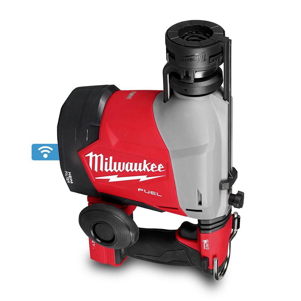 Milwaukee M18FHAFOH160 18V Li-ion FUEL ONE-KEY 16mm Overhead SDS Plus Rotary Hammer with Integrated Dust Extractor - Skin Only – image 2