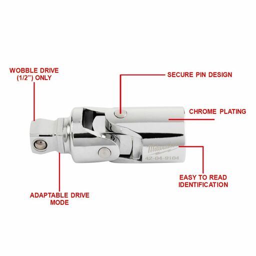 Milwaukee 42049103 3/8" Drive Universal Joint – image 4