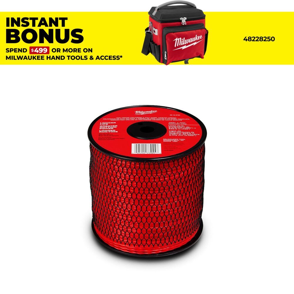 Milwaukee 49162783 2.4 mm x 228 m Trimmer Line Reel – image 1
