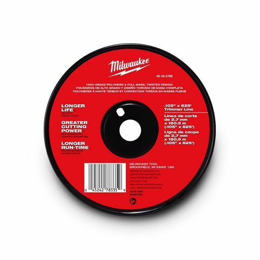 Milwaukee 49162789 2.7mm x 190m Trimmer Line Reel – image 5