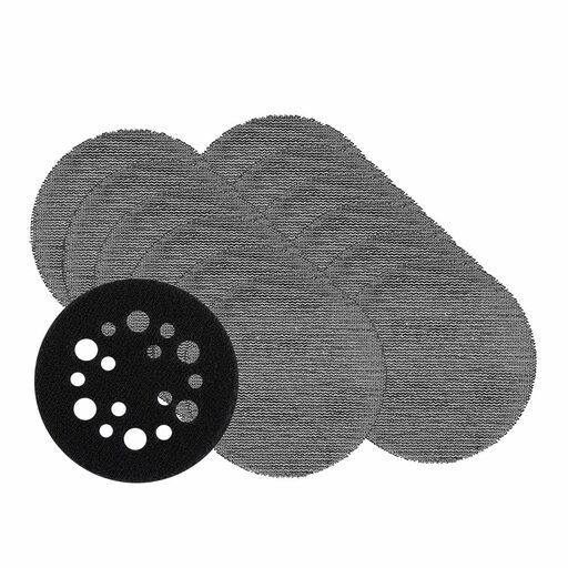 Milwaukee 48806180 12-Pack 75mm (3") 180 Grit POWERGRID H&L Mesh Sanding Discs & Pad Saver – image 4