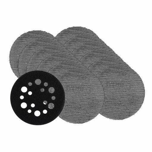 Milwaukee 48806220 12-Pack 75mm (3") 220 Grit POWERGRID H&L Mesh Sanding Discs & Pad Saver – image 4