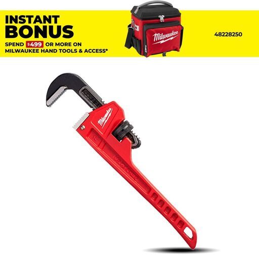 Milwaukee 48227110 254mm (10") Steel Pipe Wrench