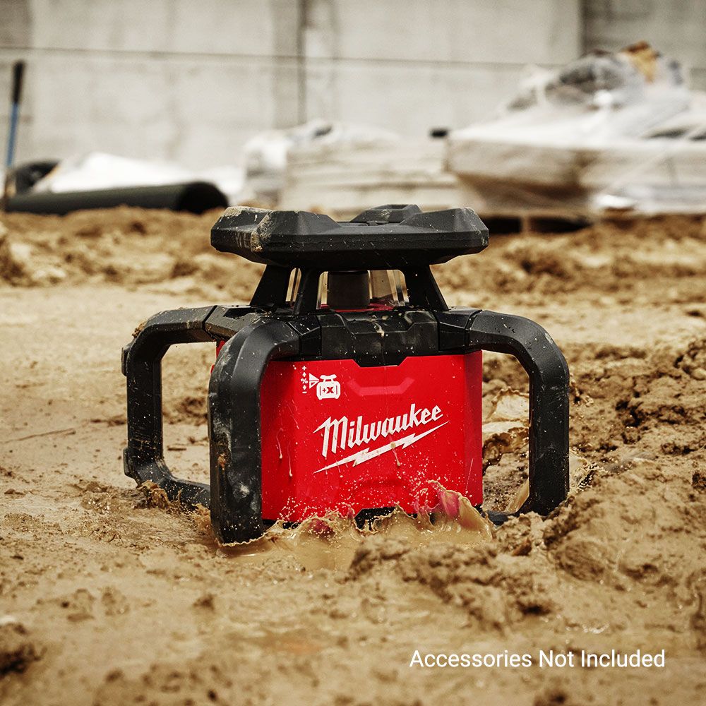 Milwaukee M18RL12200C 18V Li-ion ONE-KEY 1,220m Dual Grade Rotary Red Beam Laser- Skin Only – image 3