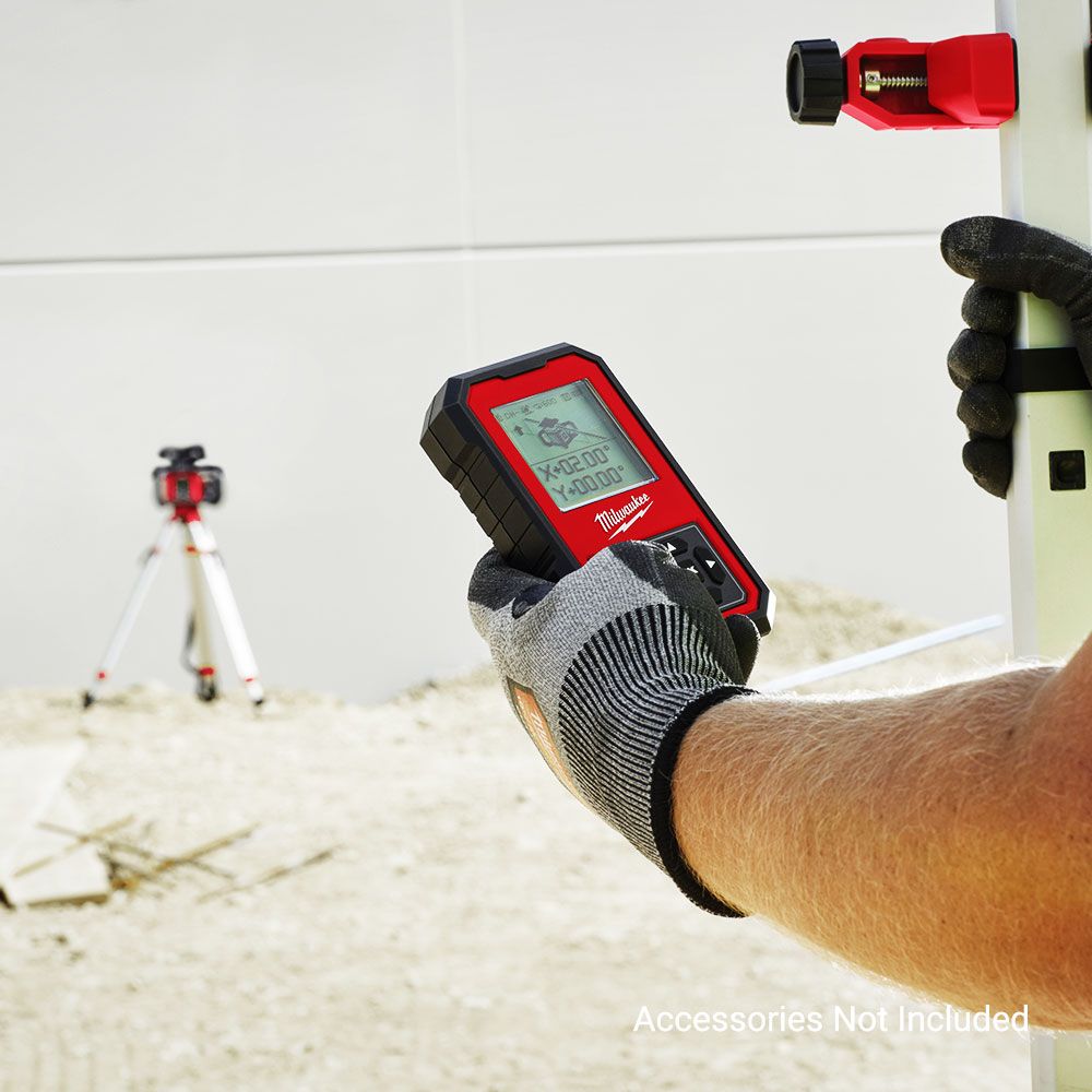 Milwaukee M18RL12200C 18V Li-ion ONE-KEY 1,220m Dual Grade Rotary Red Beam Laser- Skin Only – image 9