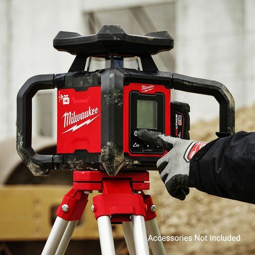 Milwaukee M18RL12200C 18V Li-ion ONE-KEY 1,220m Dual Grade Rotary Red Beam Laser- Skin Only – image 6