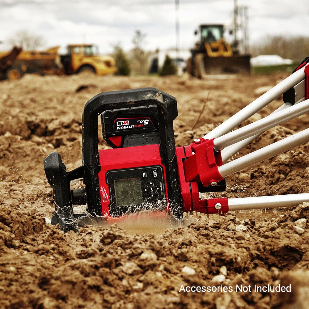 Milwaukee M18RL12200C 18V Li-ion ONE-KEY 1,220m Dual Grade Rotary Red Beam Laser- Skin Only – image 5