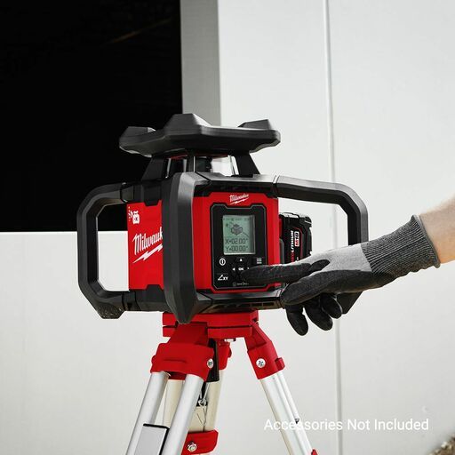 Milwaukee M18RL12200C 18V Li-ion ONE-KEY 1,220m Dual Grade Rotary Red Beam Laser- Skin Only – image 4