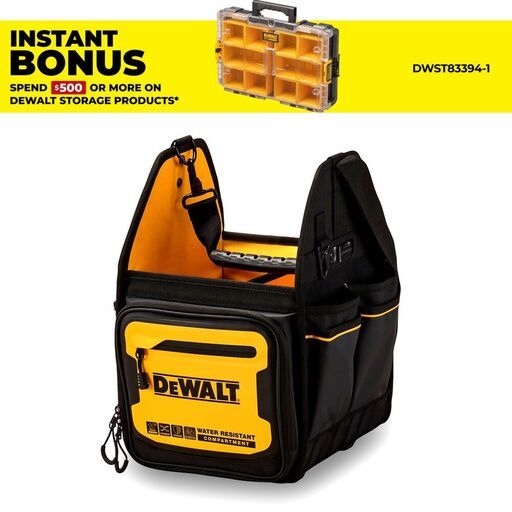 DeWalt DWST60105-1 PRO 11" Electrician Tote Bag