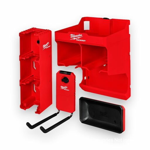 Milwaukee MILPKTSSPTKIT PACKOUT X850 Shop Storage Starter Kit Power Tools