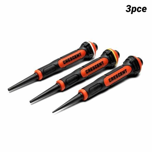 Crescent CNPS12332G 3pce Dual Material Nail Punch Set