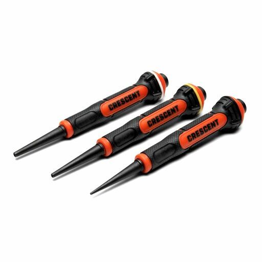 Crescent CNPS12332G 3pce Dual Material Nail Punch Set – image 2