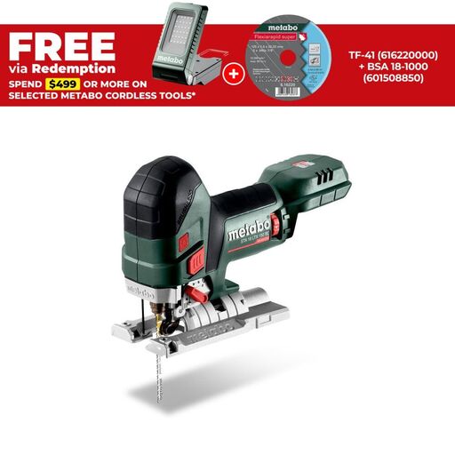 Metabo 601502850 18V Li-ion Cordless Brushless Barrel Grip Jigsaw - Skin Only