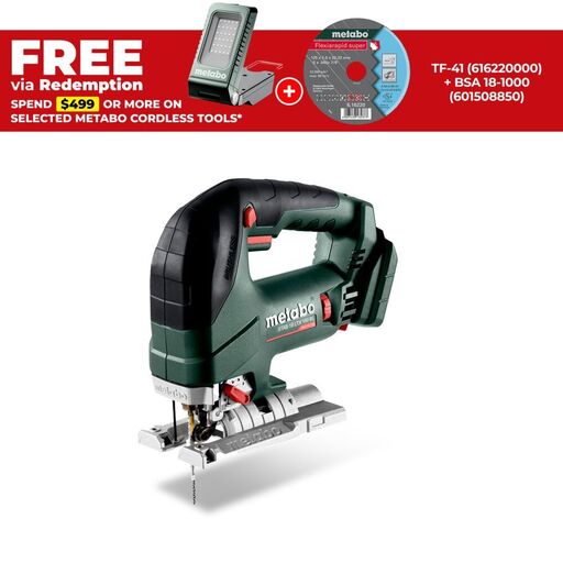 Metabo STA B18 LTX 150 BL (601503850) 18V Li-ion Cordless Brushless Bow Handle Jigsaw - Skin Only