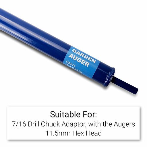 Lincoln GA324 75mm (2-15/16") Garden Auger Bit, 9mm Shank – image 4
