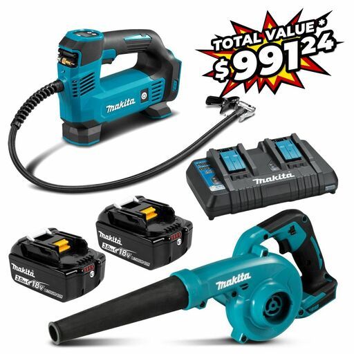 Makita B-90629 18V 3.0Ah Li-ion Cordless 2pce Combo Kit