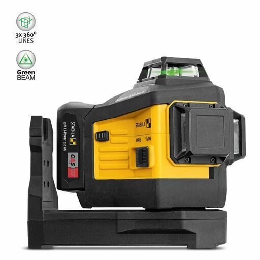 Stabila LAX600G (19795) 7pce 12V 2.0Ah System Li-ion Multi-Line Green Laser – image 3