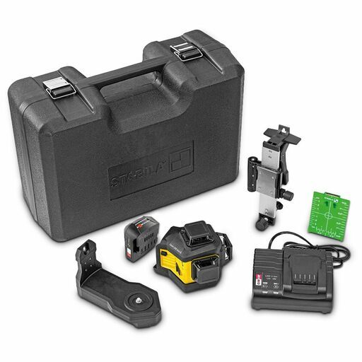 Stabila LAX600G (19795) 7pce 12V 2.0Ah System Li-ion Multi-Line Green Laser