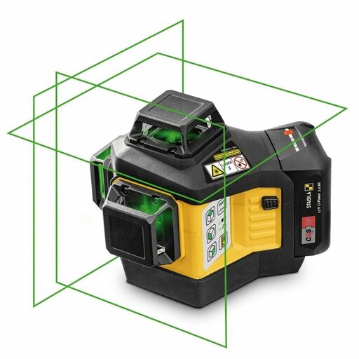 Stabila LAX600G (19795) 7pce 12V 2.0Ah System Li-ion Multi-Line Green Laser – image 2
