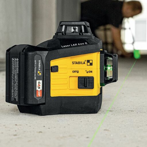 Stabila LAX600G (19795) 7pce 12V 2.0Ah System Li-ion Multi-Line Green Laser – image 9
