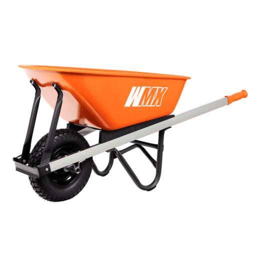 Westmix WWB100-S 100L Handyman Wheelbarrow Steel Tray