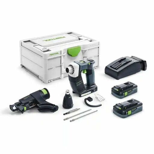 Festool DWC18-4500 (578287) 18V Cordless Collated Screwgun 4.0Ah HighPower Bluetooth Set in Systainer Combo Kit – image 2