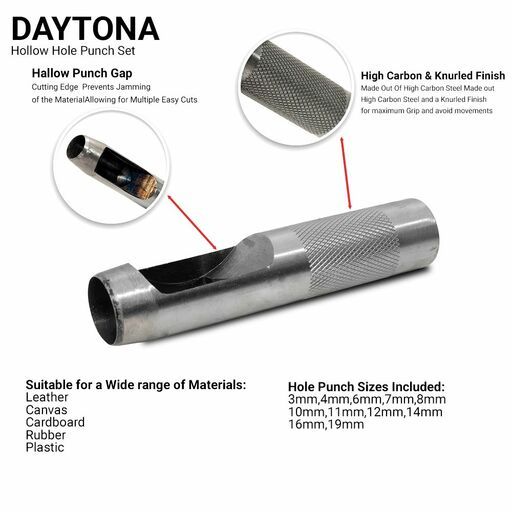 Daytona DPS12 12pce Hollow Hole Punch Set – image 4