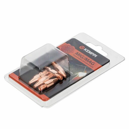 Kemppi CT09C1SD003BL5 5-Pack 0.9mm Contact Tip C1 STD M6 Blister GX/GF/GXE K5/8 Series Torch Pack – image 5