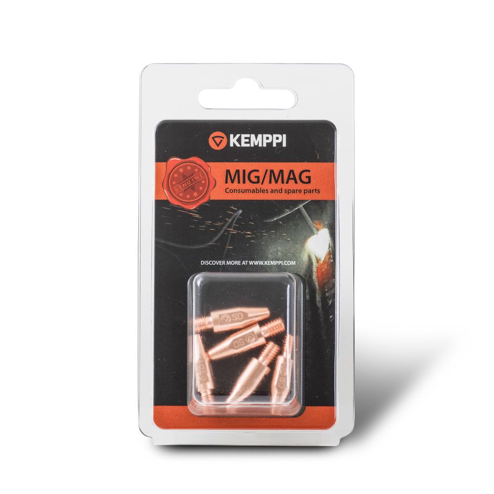 Kemppi CT09C1SD003BL5 5-Pack 0.9mm Contact Tip C1 STD M6 Blister GX/GF/GXE K5/8 Series Torch Pack – image 4
