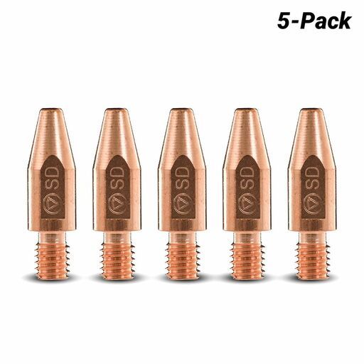 Kemppi CT09C1SD003BL5 5-Pack 0.9mm Contact Tip C1 STD M6 Blister GX/GF/GXE K5/8 Series Torch Pack