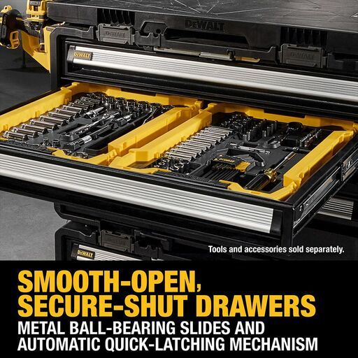 DeWalt DWST08520-1 TOUGHSYSTEM 30" 2.0 DXL Shallow - 2 Drawer System – image 9