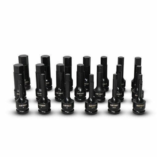 Daytona DH2012 20pce 1/2" Drive Hex 6-19mm and 1/4 - 3/4" Impact Socket Set – image 2