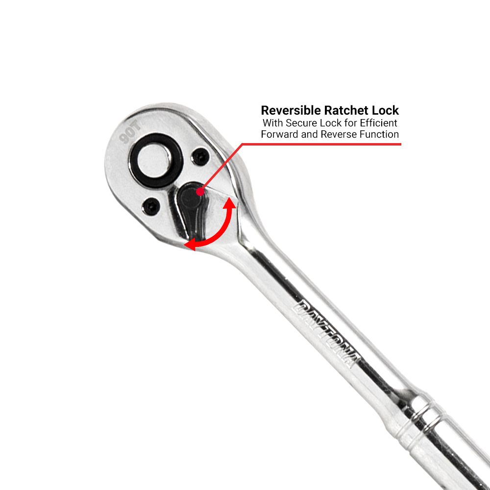 Daytona D38RH90 3/8" Drive 90T Reversible Ratchet – image 4