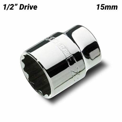Sidchrome SCMT14232 Socket 1/2" Dr 15mm x 12Pt – image 2