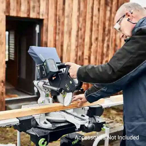 Festool KSC 60 EB 5.0 I-Plus (578251) 18V 216mm 5.0Ah Cordless Slide Compound Mitre Saw Kit & Stand – image 10