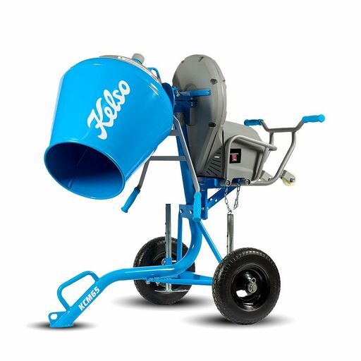 Kelso KCM65-S 65L 2.2CF Assembled Trade Electric Cement Mixer