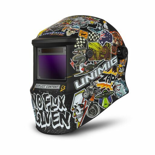UNIMIG U21034 Impact Series Welding Helmet - Chaos