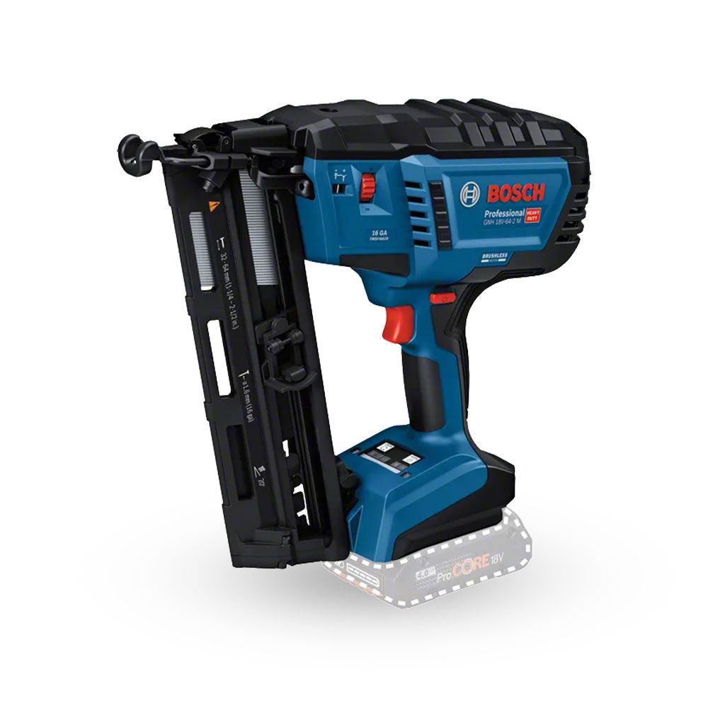Bosch GNH 18V-64-2 M (0.601.482.000) 18V 20° 16GA Li-ion Cordless Finish Nailer - Skin Only – image 1
