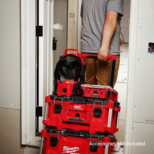 Milwaukee M18AF20 18V 240V/AC PACKOUT Cordless Jobsite Fan - Skin Only – image 5
